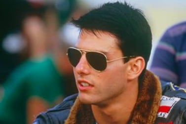 The bomber jacket worn by Tom Cruise in 'Top Gun' will be up for sale. IMDb