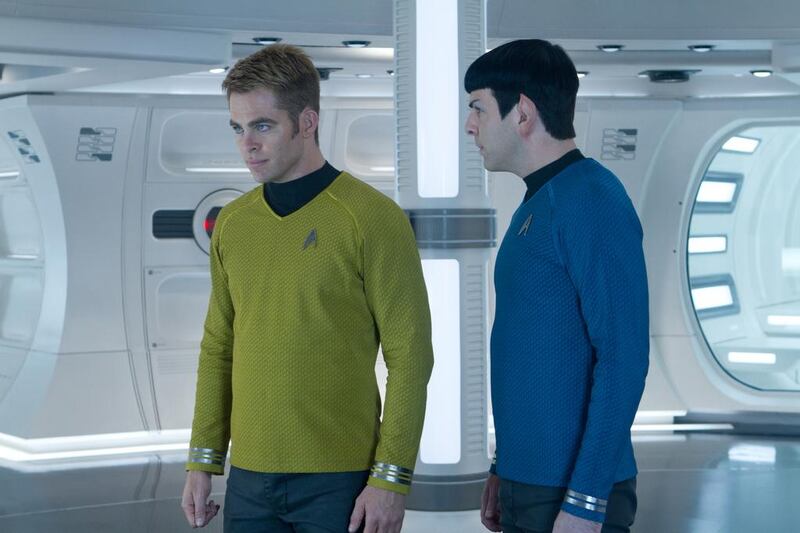 Chris Pine and Zachary Quinto in Star Trek: Into Darkenss. Zade Rosenthal / Paramount Pictures