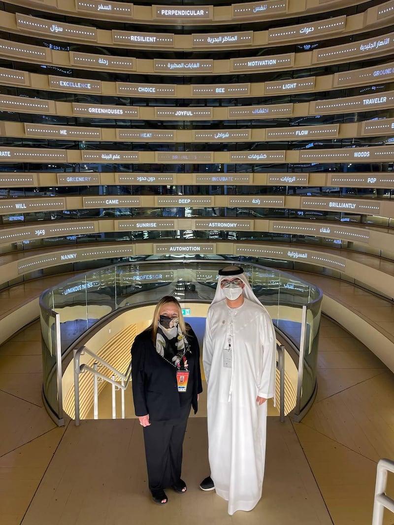 Dr Al Jaber visited Expo 2020 Dubai on Monday.