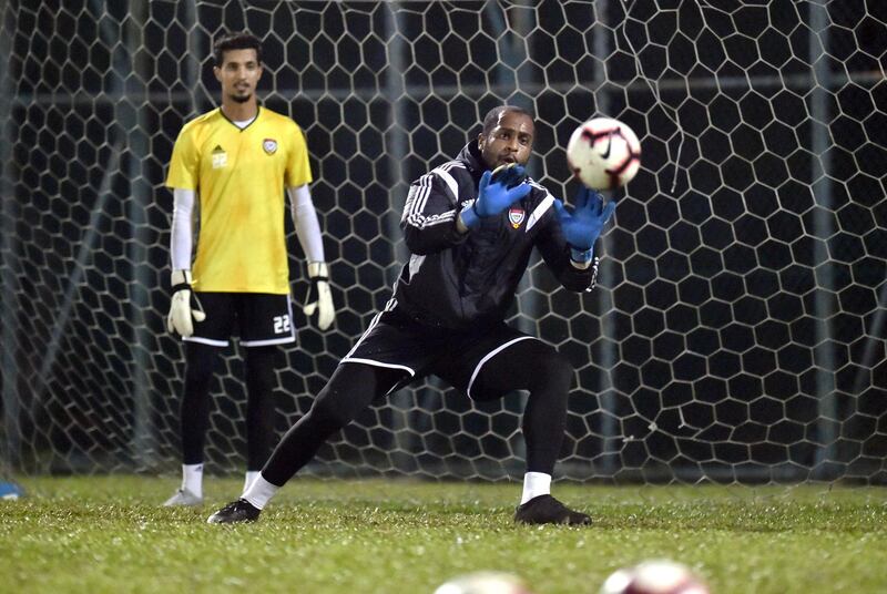 Photos of the training of the first national team in the camp of Malaysia.  Courtesy UAE FA