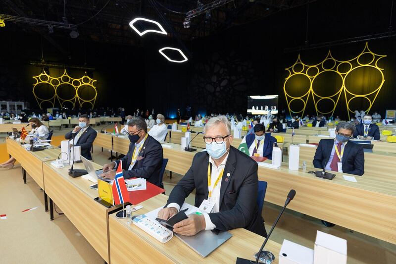 Sheikh Mohammed bin Rashid convenes final international participants meeting before opening of Expo 2020. Courtesy Dubai Media Office