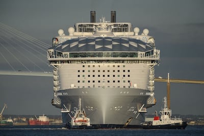 The 'Wonder of the Seas' can host 6,988 guests and 2,300 crew members. AFP