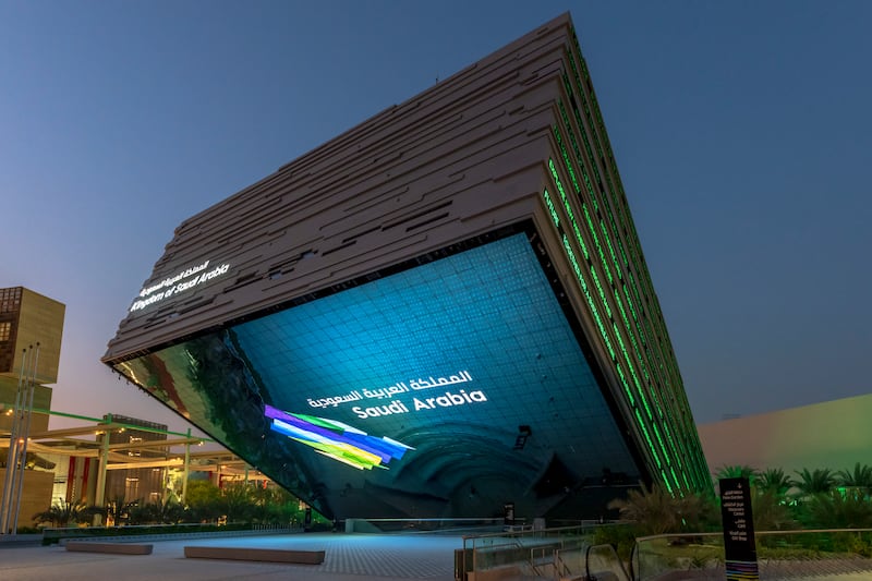 Saudi Arabia pavilion at Expo 2020 Dubai. Photo: Saudi Arabia Expo 2020 Dubai