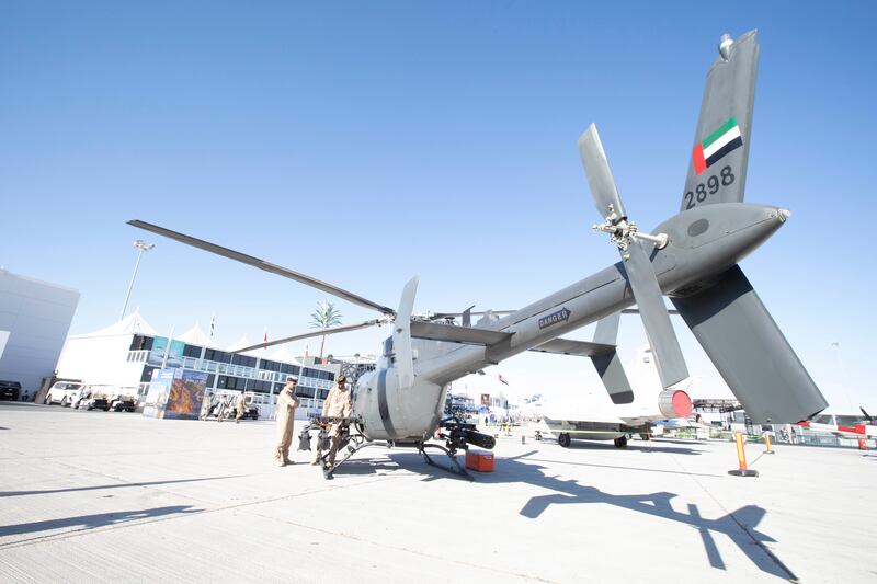 UAE military aircraft at the Dubai Airshow. Leslie Pableo for The National