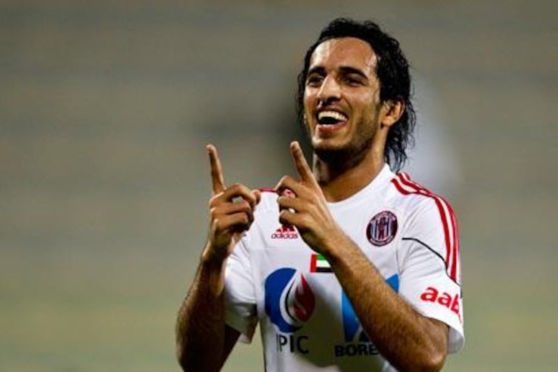 Ali Mabkhout took Bare’s place in the Al Jazira team against Ajman in the President’s Cup and scored two goals, as the Abu Dhabi side ran out 6-2 winners. They face Dubai in the Pro League today.