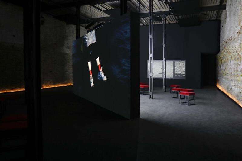 Nujoom Alghanem, Passage (installation view), 2019. Courtesy National Pavilion UAE - La Biennale di Venezia. Photo credit: Barbara Zanon