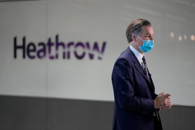 The CEO of Heathrow Airport John Holland-Kaye said Border Force must have a plan in place to ensure smooth travel for passengers at the west London airport. (AP Photo / Matt Dunham)