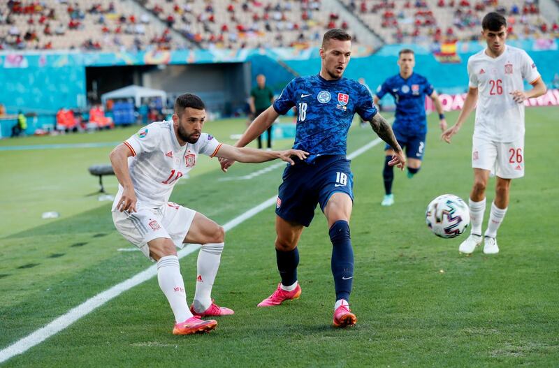 Jordi Alba: 7 - Similar to Azpilicueta, only with more intensity as he became like another attacker. Made two assists and full of energy as ever as Spain ended top of a group which has caused them so much angst. Booked. Reuters