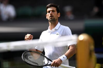 Tennis - Wimbledon - All England Lawn Tennis and Croquet Club, London, Britain - July 1, 2019  Serbia's Novak Djokovic reacts during his first round match against Germany's Philipp Kohlschreiber  REUTERS/Tony O'Brien