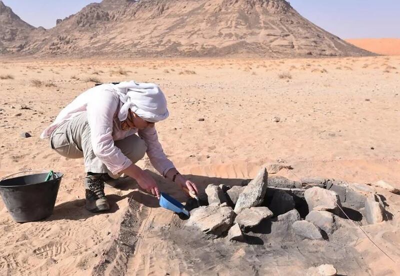 Saudi Heritage Commission discovers Neolithic human settlement in Jabal Irf. Photo: SPA