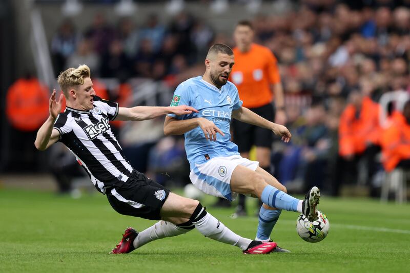 Summer signing from Chelsea was commanding figure in midfield first half, but, like rest of team, far less comfortable after break as Newcastle came out firing. Getty