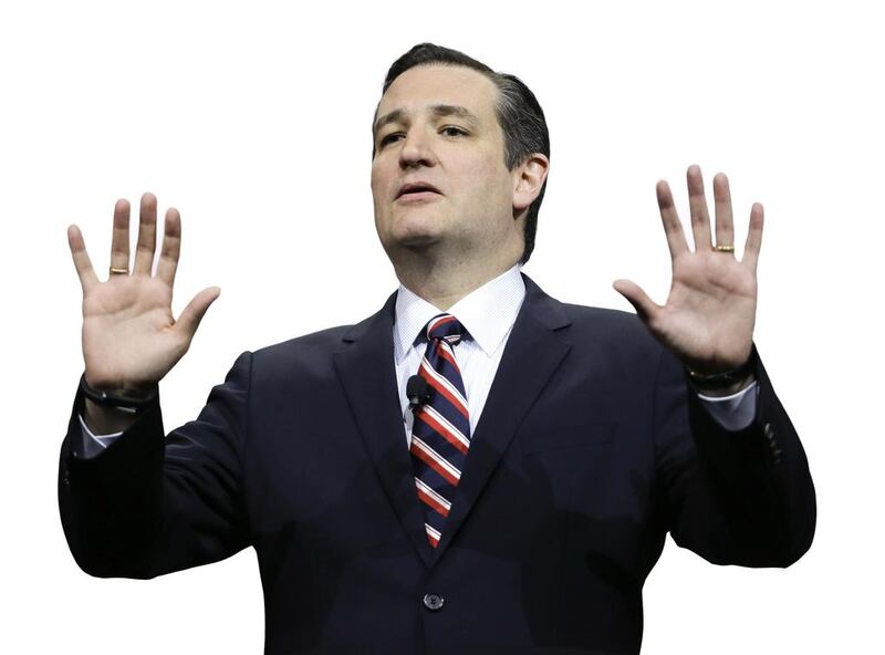 Texan senator Ted Cruz, 44, is the darling of the Tea Party movement. AP Photo / Mark Humphrey