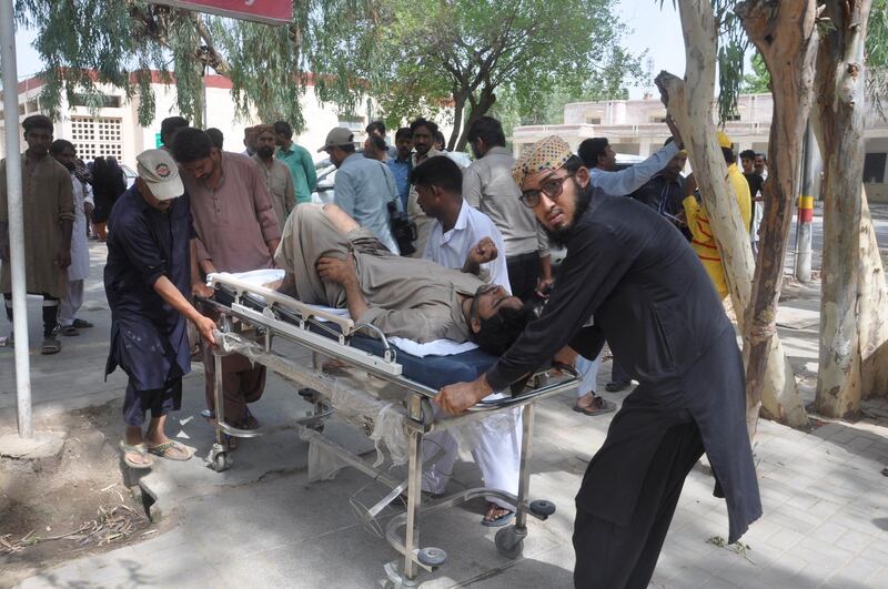 Some of the injured were in critical condition, Pakistani officials said. AP