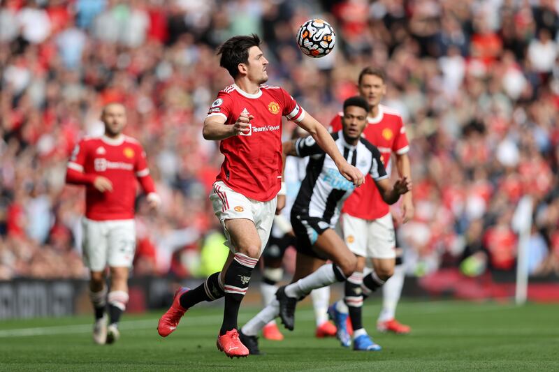 Harry Maguire - 7: Weak header straight at Woodman from first-half corner. Up against a team without recognised centre-forward but kept on toes by runs of Almiron and Saint-Maximin. Getty