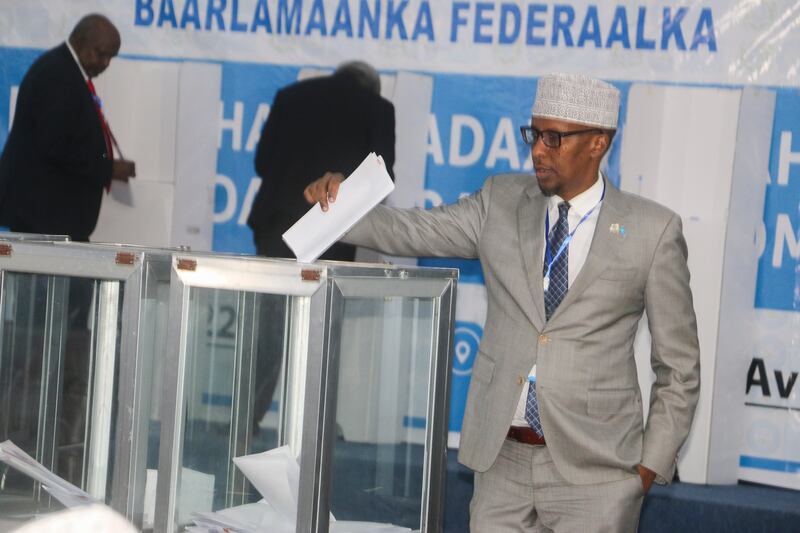 Voting got under way after long delays in the Somalia presidential elections, with 39 registered presidential candidates in the running. EPA