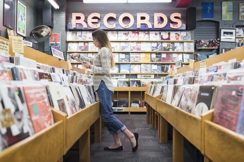 Vinyl is making a comeback. Getty