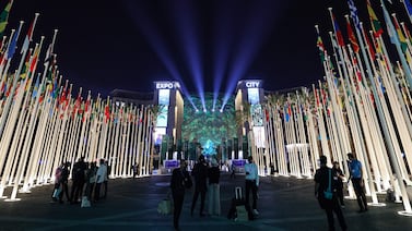 Expo City Dubai played host to thousands of world leaders, delegates and climate activists during the Cop28 summit. AFP
