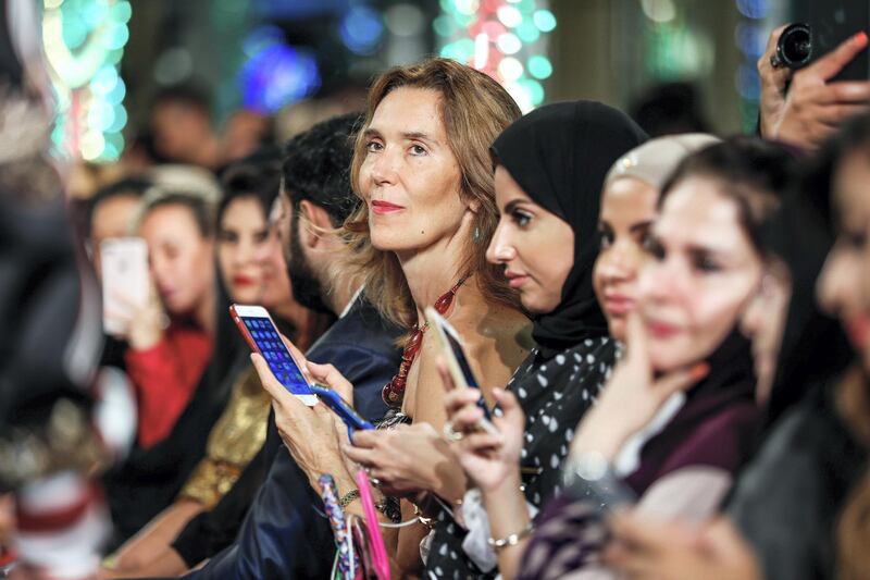 Dubai, U.A.E., October 7,  2018. Dolce & Gabbana Fashion Show, Dubai Mall.
Victor Besa / The National
Section:  Fashion
Reporter:  Selina Denman