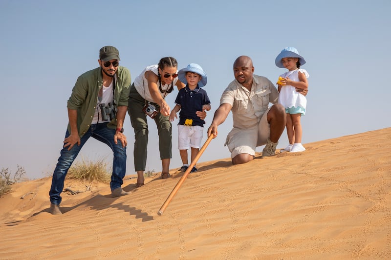 The Ritz-Carlton Ras Al Khaimah, Al Wadi Desert hosts guided nature walks. Photo: The Ritz-Carlton Al Wadi Desert