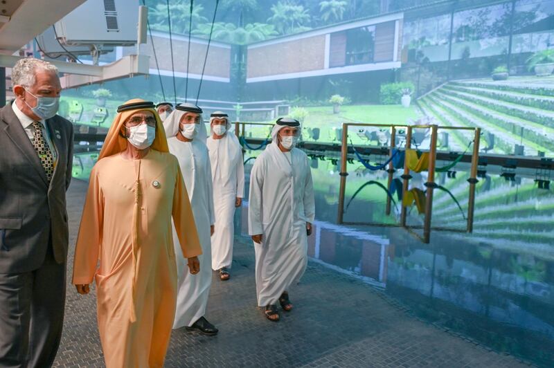 Sheikh Mohammed bin Rashid was briefed on Brazil’s biodiversity and rich culture.