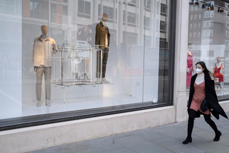 Shopping in Knightsbridge, one of the principal areas for exclusive, luxury goods in West London. Getty Images