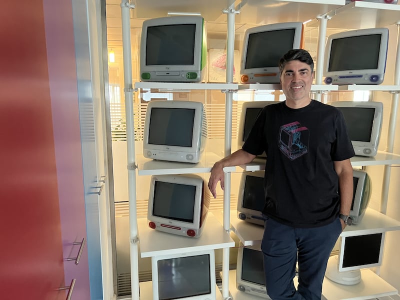 Jimmy Grewal owns a rare collection of 250 Apple Mac computers and products. Andy Scott / The National