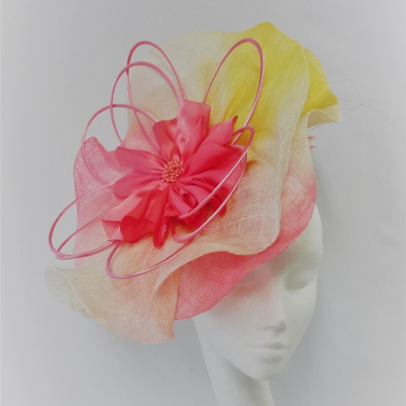 A hat from Designs by Christiane. Courtesy BurJuman