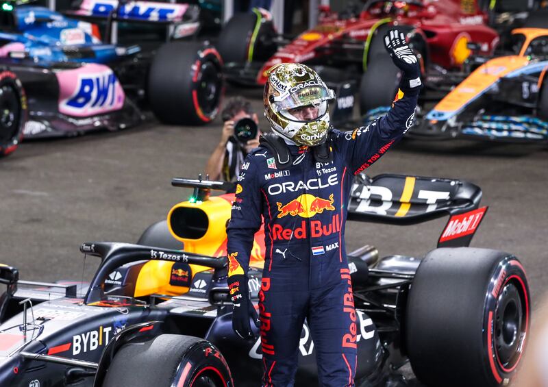 Formula One world champion Max Verstappen will be eyeing a grand finish to the 2023 season in Abu Dhabi. Victor Besa / The National