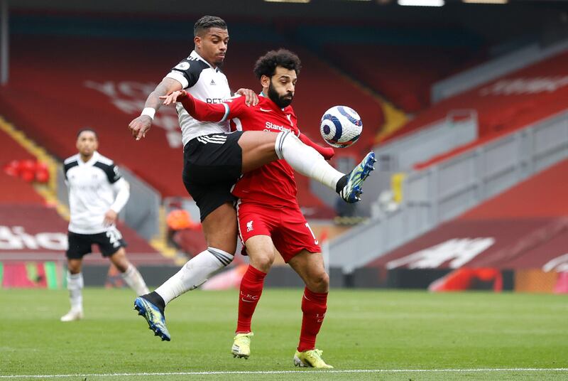 Mohamed Salah - 4. The Egyptian was caught in possession on the edge of his own box, a mistake that allowed Fulham to score. Up until then had looked sharp but afterwards lost his way. AP