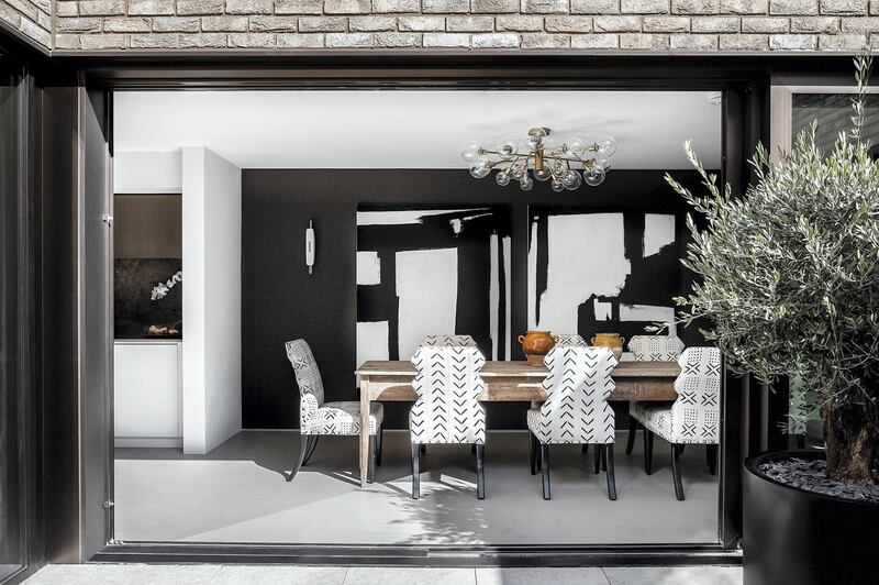 Dining room at Sprimont House. Courtesy Martin’s Properties