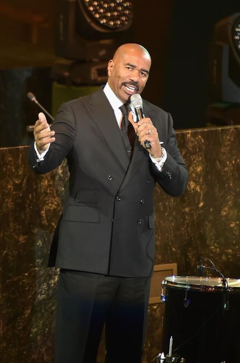 Comic and presenter Steve Harvey will attend the Sharjah International Book Fair. Getty Images