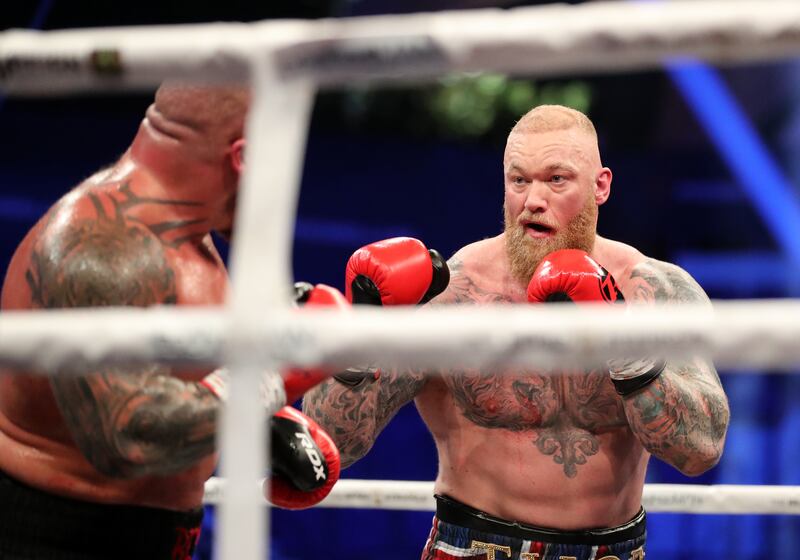 Thor Björnsson in action.