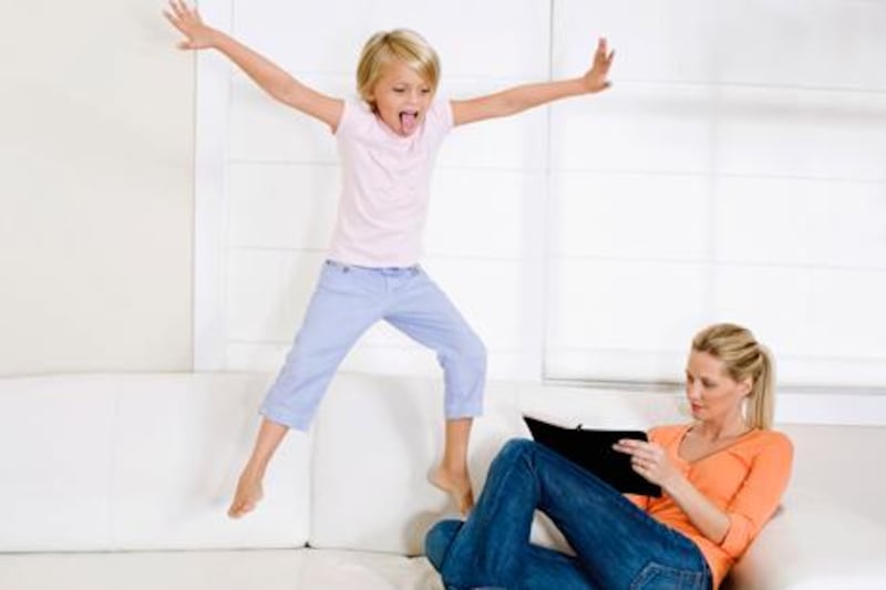 If your child misbehaves and you give them a warning, ensure you follow through. Getty Images