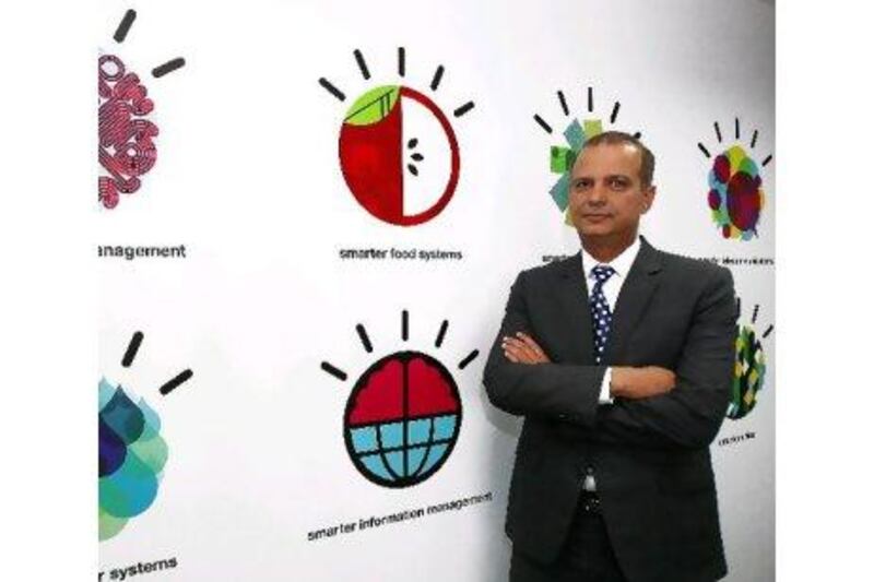 Takreem El Tohamy, the general manager of IBM in Mea, says 'the last growth frontier in the world now is the Middle East and Africa'. Pawan Singh / The National