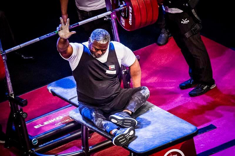 UAE Paralympic powerlifter Mohammed Khamis Khalaf. Courtesy Asian Paralympic Committee 