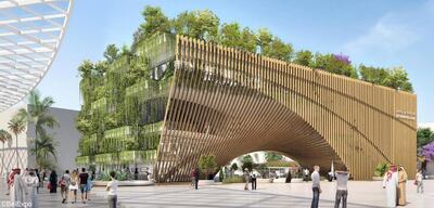 The Belgium Expo 2020 pavilion will have a hanging garden.