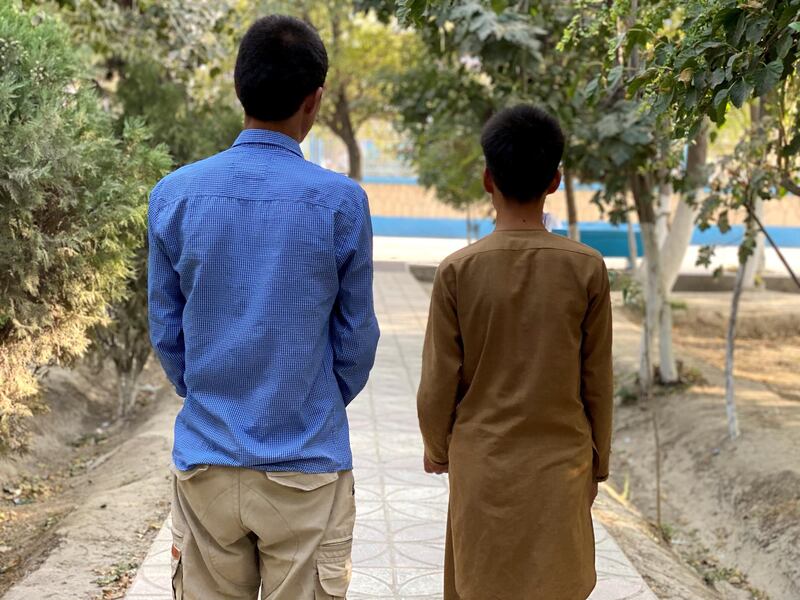 Ali Mohammad, 16, and Ali Reza,12, were among the hundreds of children who work in mines across Samangan province because they are able to squeeze into tight underground spaces to extract coal. Children have been injured or killed when mines collapsed.