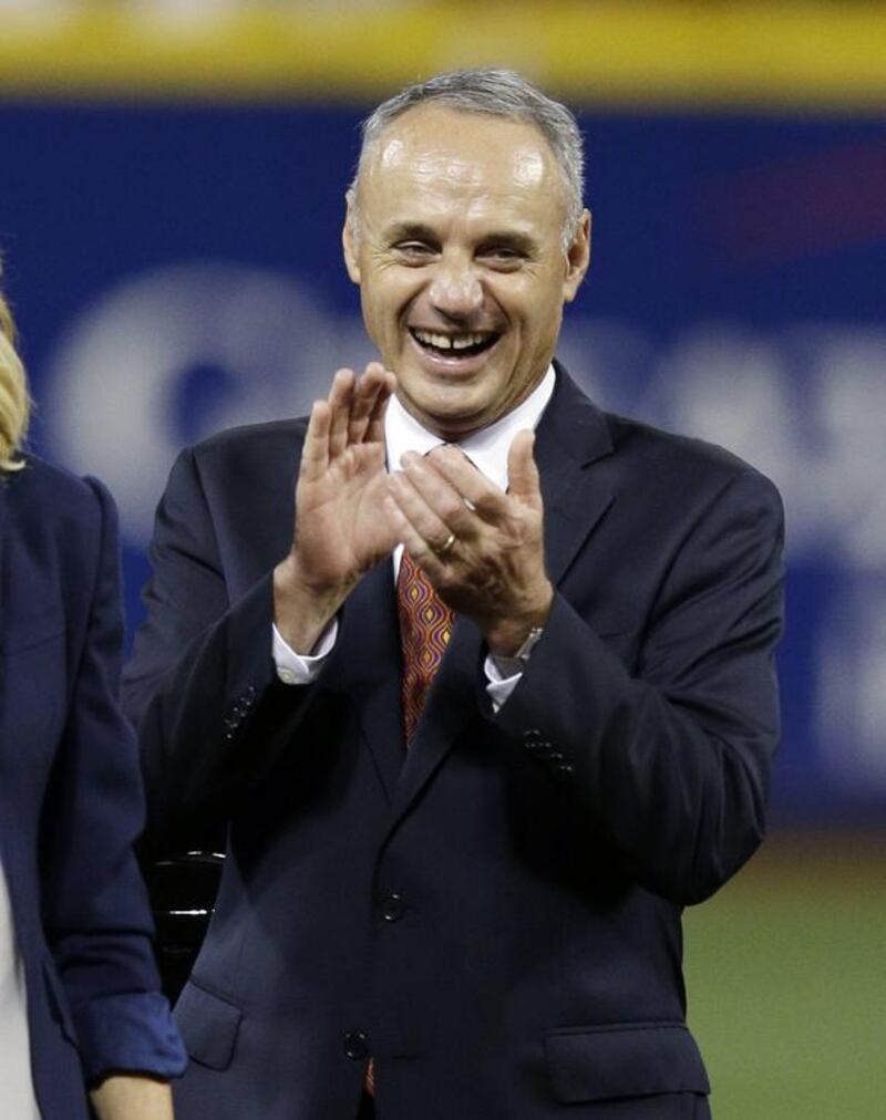 MLB commissioner Rob Manfred said this week he is open to the idea of adding more teams. Our columnist explains that two expansion franchises, taking the MLB total to 32, makes sense on several levels. AP Photo/John Minchillo