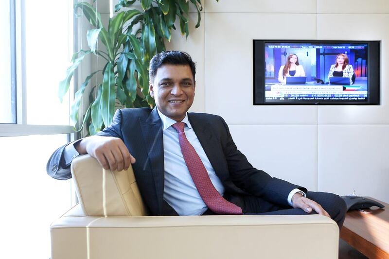 Ashok Aram, the head of Deutsche Bank’s business in the region and in Africa, has been involved in transactions involving billions of dollars. Pawan Singh / The National
