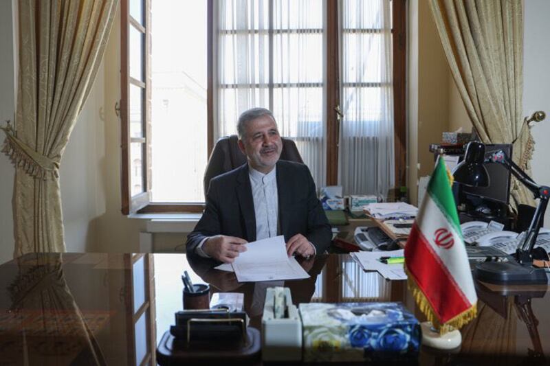 Alireza Enayati, Iran's ambassador to Saudi Arabia. Photo: @najahmalii / X