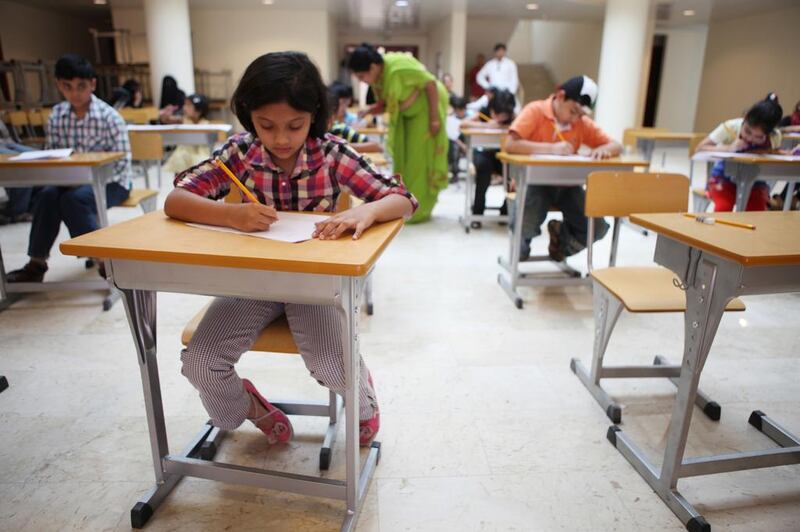 There should be zero-tolerance towards cheating in UAE education institutions. Galen Clarke / The National 