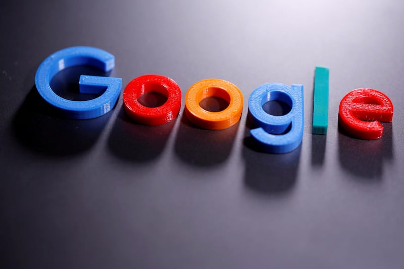 FILE PHOTO: FILE PHOTO: A 3D printed Google logo is seen in this illustration taken April 12, 2020. REUTERS/Dado Ruvic/Illustration/File Photo/File Photo