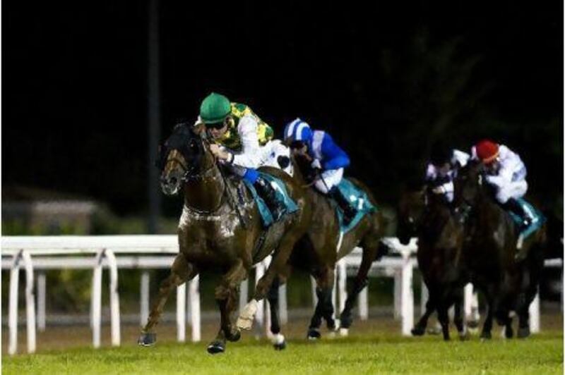 Shadiyda wins at the Sheikh Mansour bin Zayed Global Arabian Flat Racing Festival.