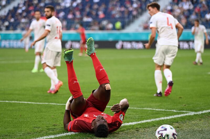 Breel Embolo - 6, Worked hard and made a nuisance of himself when possible but went down with a hamstring injury in the 20th minute.