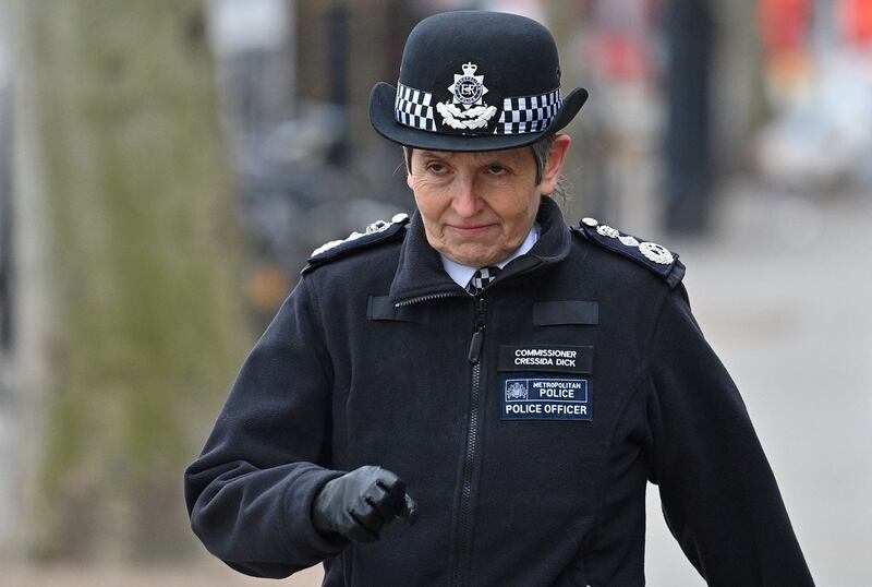 Metropolitan Police Commissioner Cressida Dick has been told her future is at risk if she fails to deal with the culture atn Scotland Yard. AFP