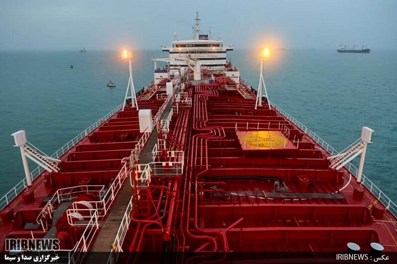 An image grab taken from a broadcast by Islamic Republic of Iran Broadcasting (IRIB) on July 22, 2019 shows the tanker Stena Impero as it's anchored off the Iranian port city of Bandar Abbas.  / AFP / IRIB / HO / RESTRICTED TO EDITORIAL USE - MANDATORY CREDIT "AFP PHOTO / HO / IRIB" - NO MARKETING NO ADVERTISING CAMPAIGNS - DISTRIBUTED AS A SERVICE TO CLIENTS  / NO RESALE - NO BBC PERSIAN / NO VOA PERSIAN / NO MANOTO TV
