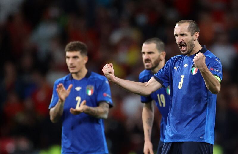 Giorgio Chiellini 7 - No nonsense from Chiellini. The veteran defender may not have the passing range of some other players but his defensive work was as strong as ever at Wembley.