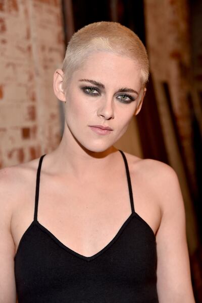 Kristen Stewart shaved her head for the indie film 'Underwater'. AFP