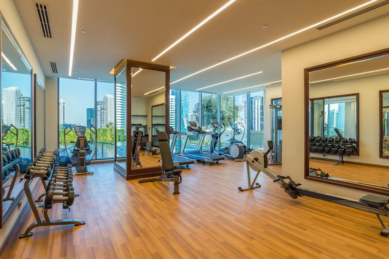 Like most up-market towers in Dubai, The 118 comes with a gym. Courtesy LuxuryProperty.com