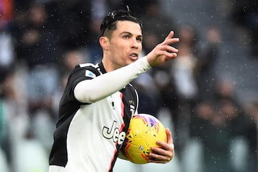 Juventus star Cristiano Ronaldo celebrates another goal in another remarkable season. Reuters